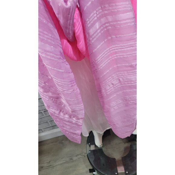 NWT Sundress Stevie Palma One Shoulder Color Block Maxi Size M/L Pink Purple - Picture 5 of 10